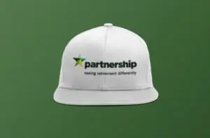 Personalised caps for Partnership event Personalised caps for Partnership event