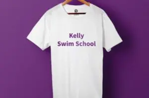 Printed school t-shirts for Kelly Swim School Printed school t-shirts for Kelly Swim School