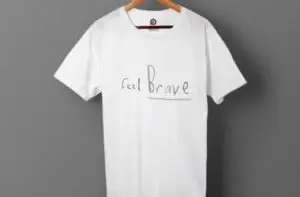 Feel Brave uses printed t-shirts to help kids cope with tough emotions Feel Brave uses printed t-shirts to help kids cope with tough emotions
