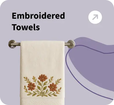 embroidered towels embroidered towels