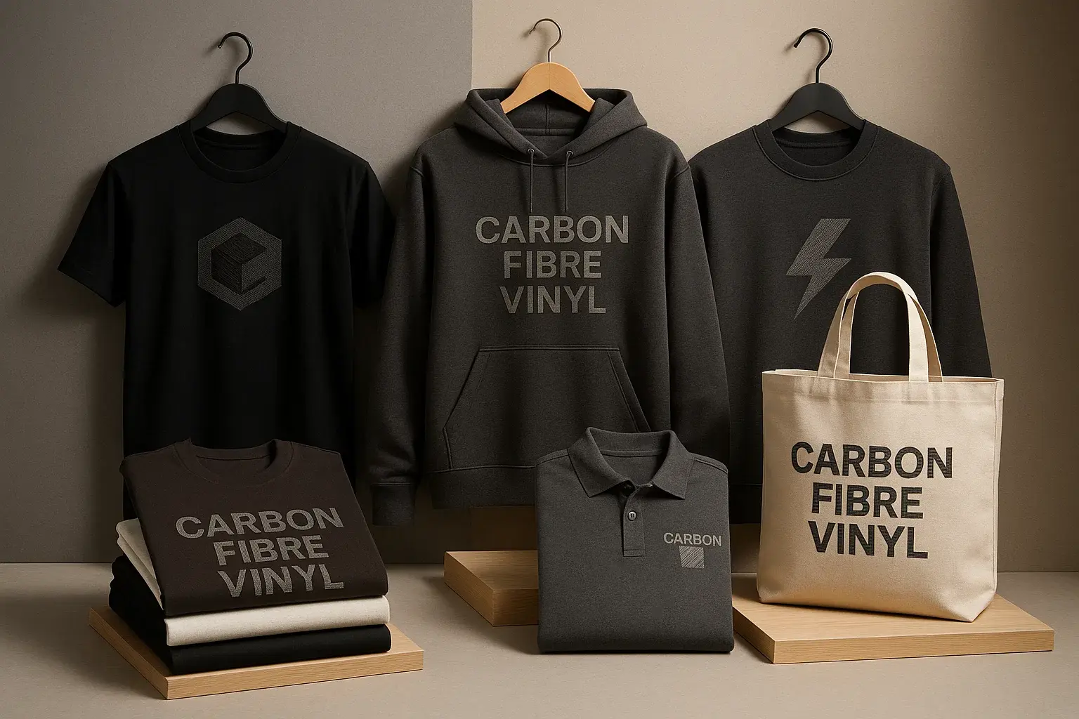 Carbon Fibre CAD Cut Vinyl Printing