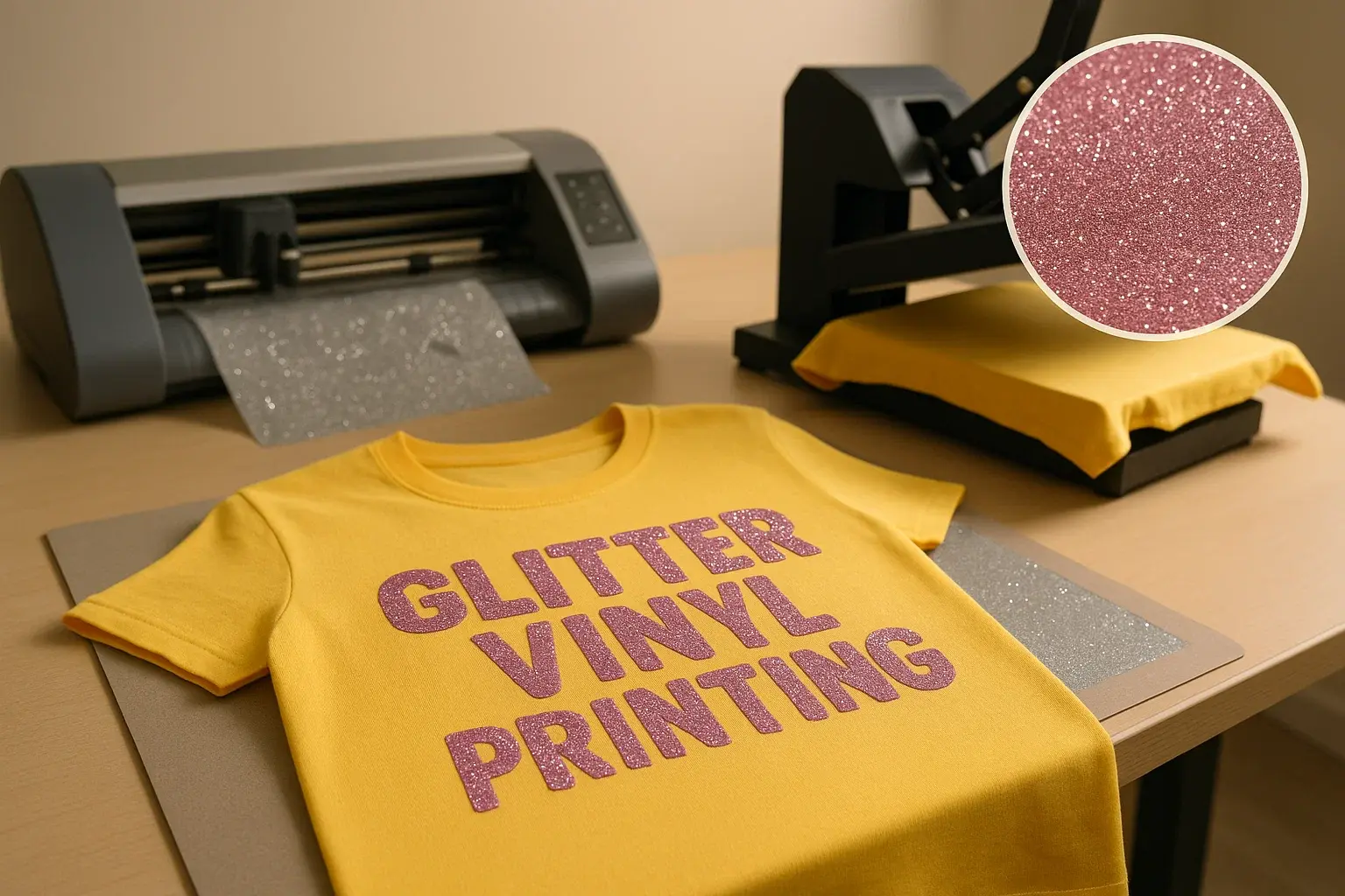 Glitter Vynil print