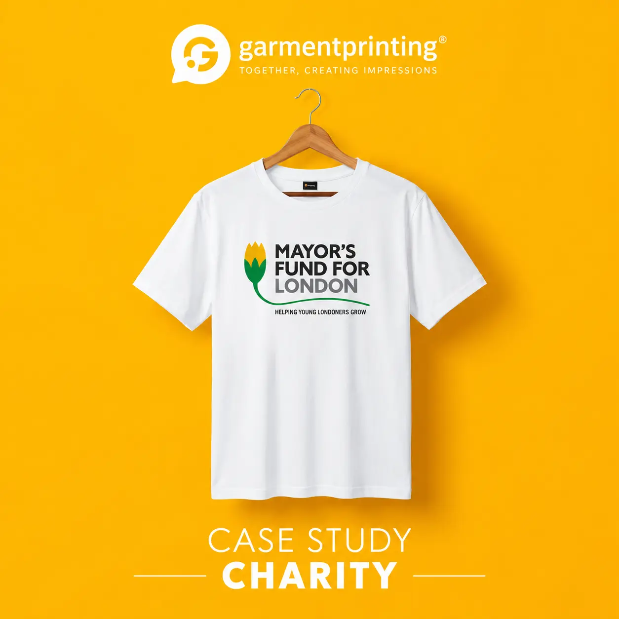 Mayor's Fund For London printed T-shirts