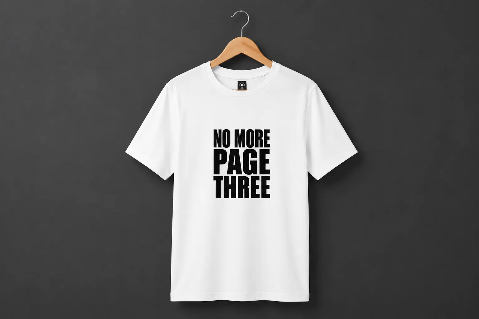 No More Page Three campaign goes viral with printed t-shirts   