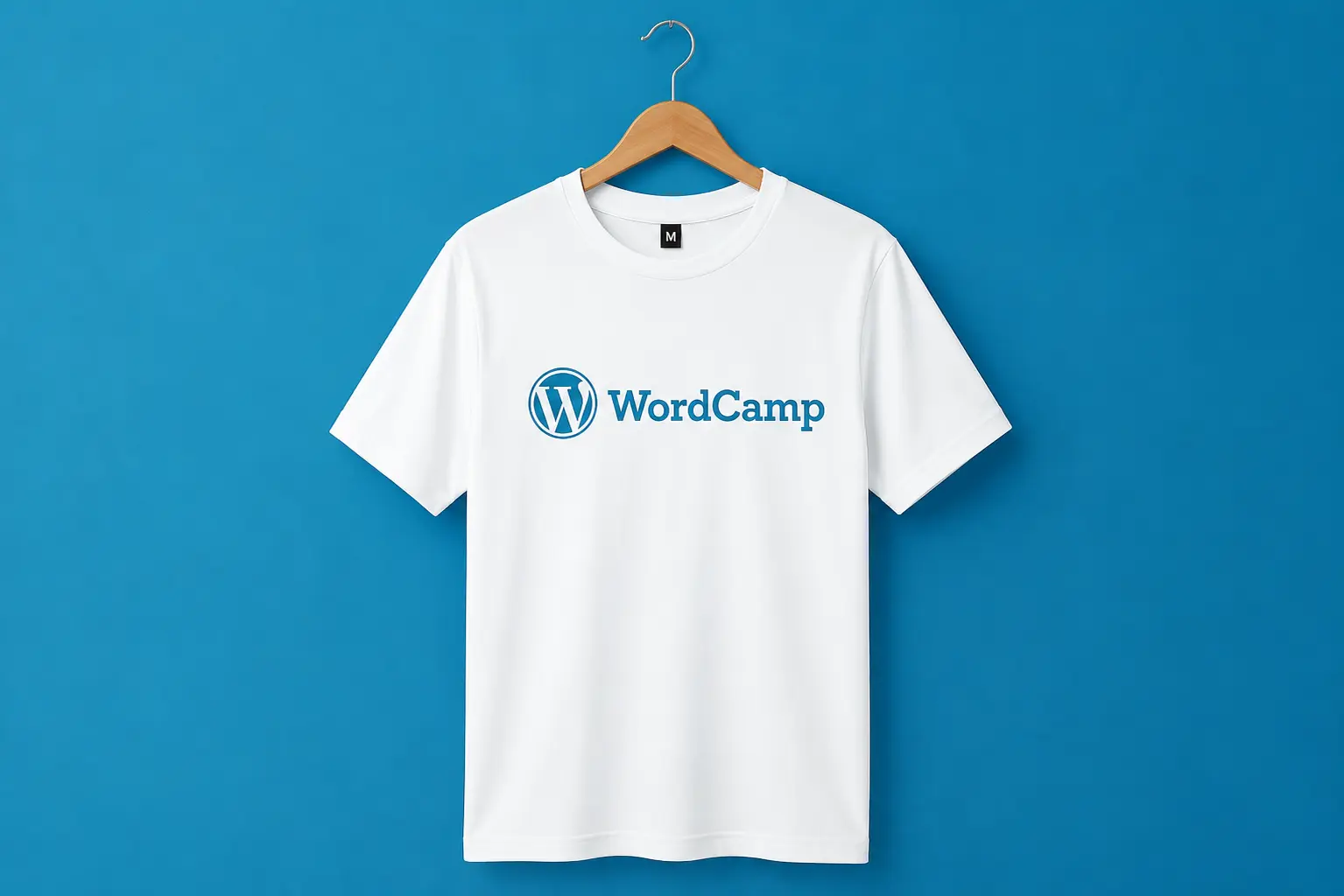 Printed t-shirts for tech event for WordPress   