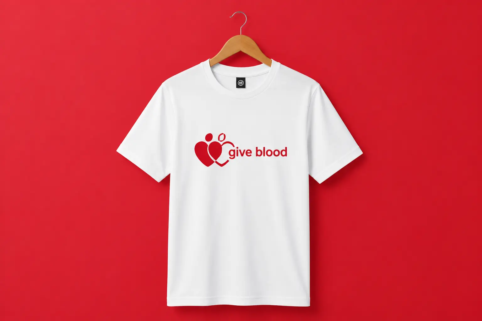 printed clothing helped The Give Blood campaign  