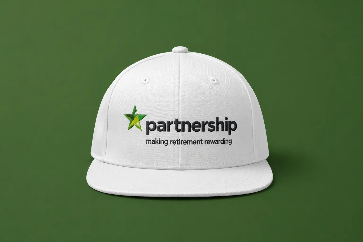 Personalised caps for Partnership event     