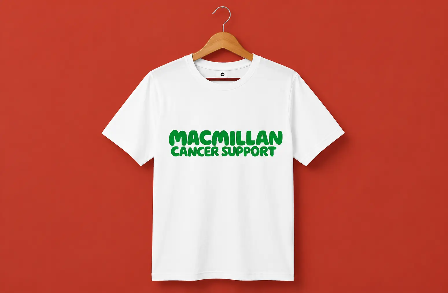 Printed T-shirt for Macmillan charity events   