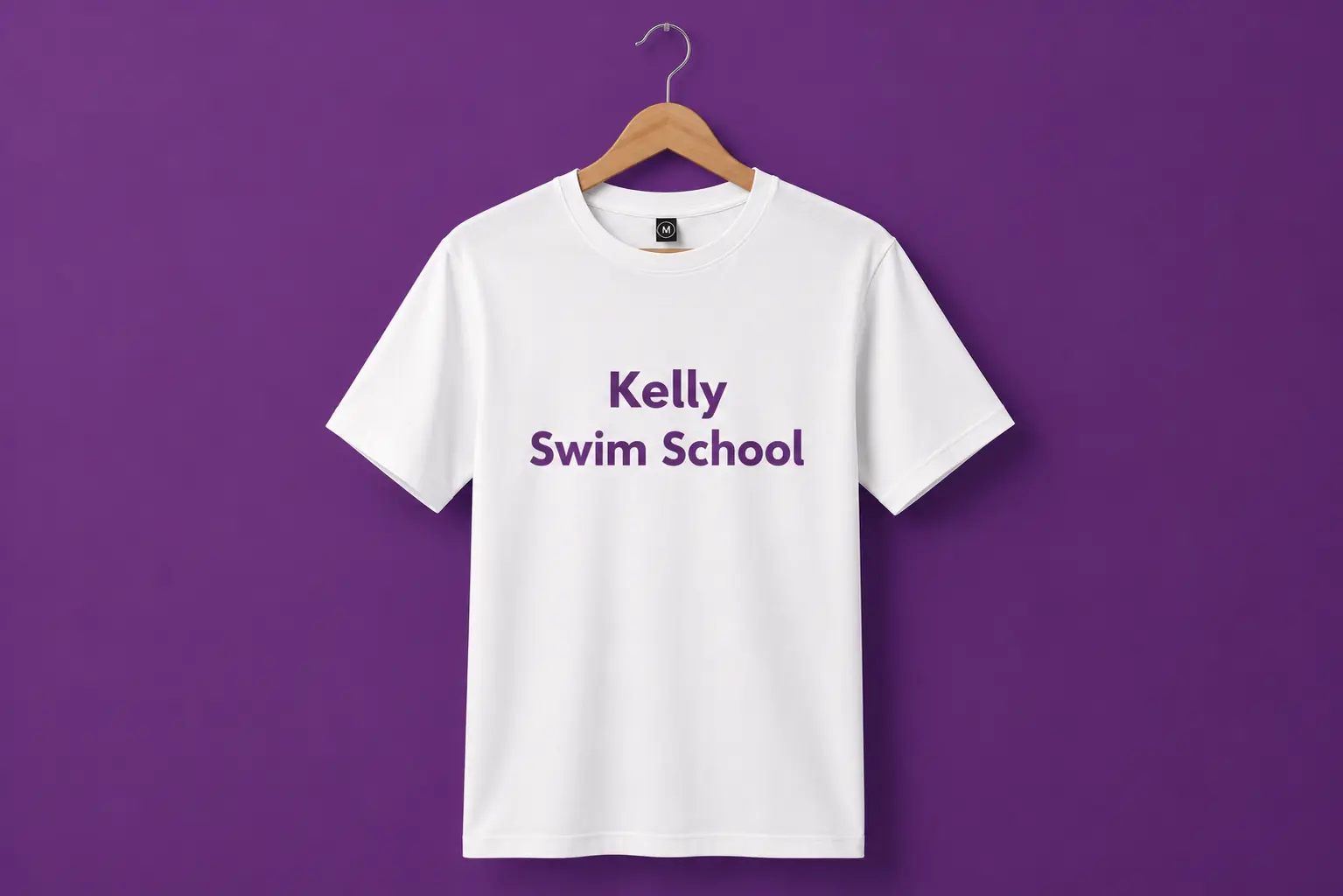 Printed school t-shirts for Kelly Swim School    