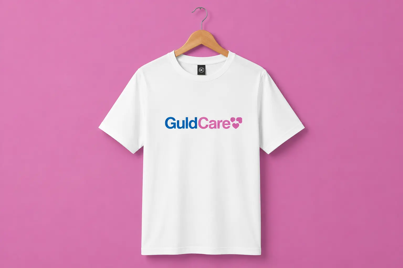 Guild Care uses printed t-shirts to promote their charity    