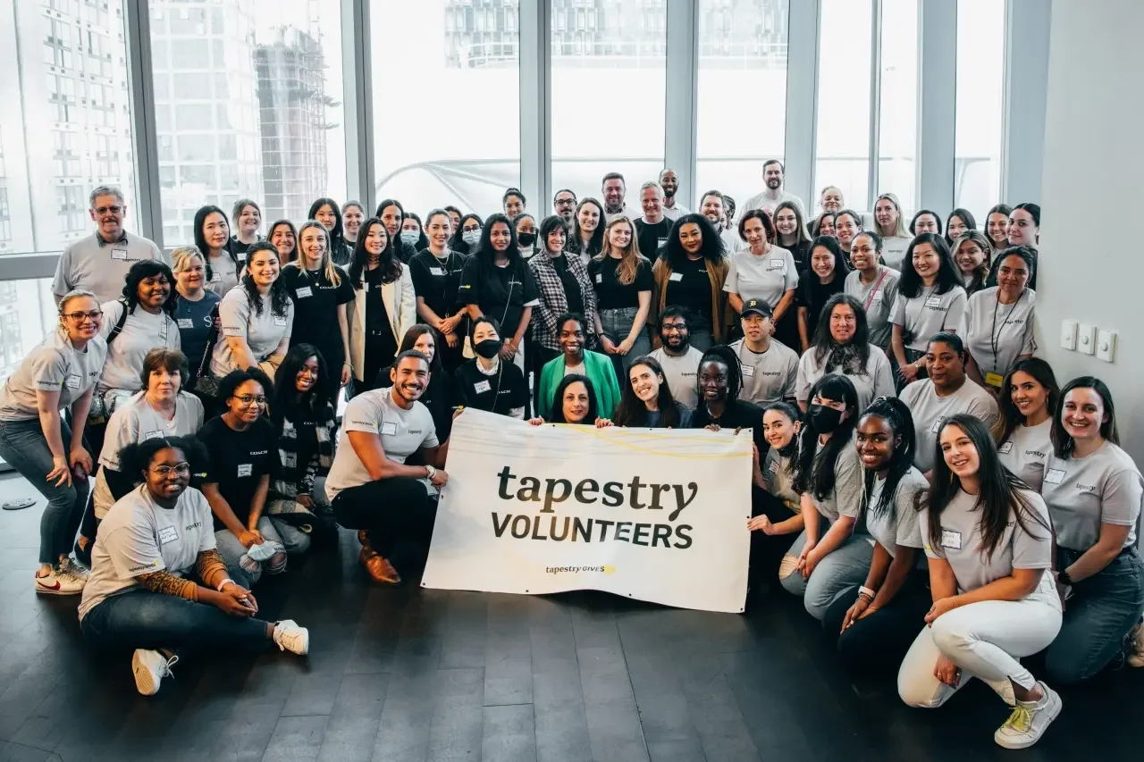 Printed volunteer t-shirts for Tapestry, by Garment Printing