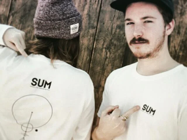 Show Us Mountains printed sweatshirts and tote bags