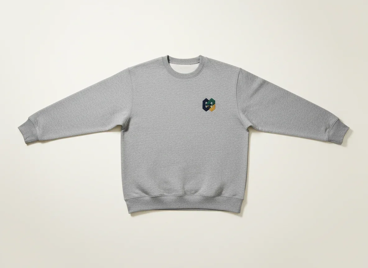 Embroidered sweatshirt