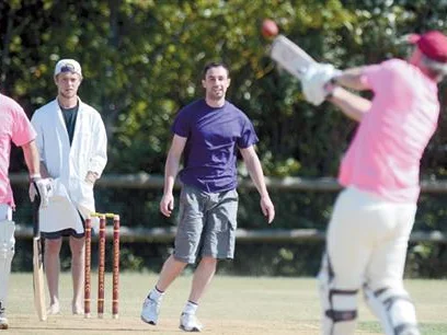 The Colonel Garrett Cup played in printed cricket kit