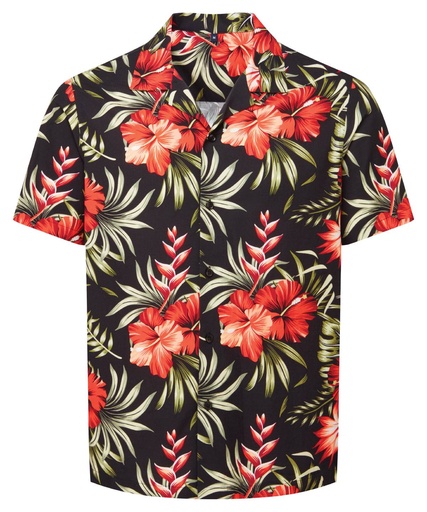 [WB500BKRDS] Men's shirt (Black/Red, S)