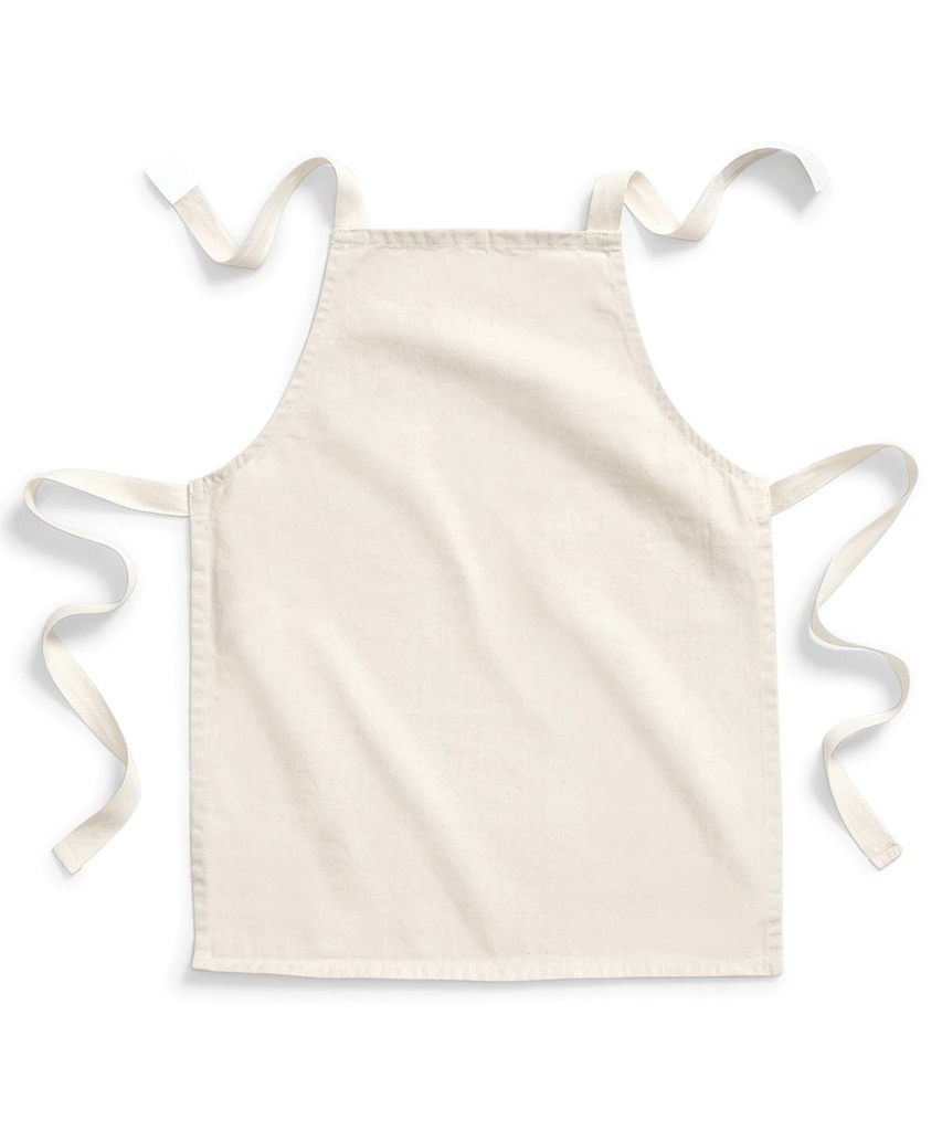 Fairtrade cotton junior craft apron WM362