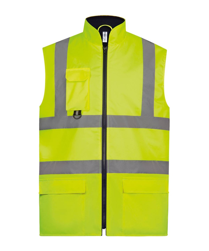 Hi-vis padded bodywarmer (HV005)