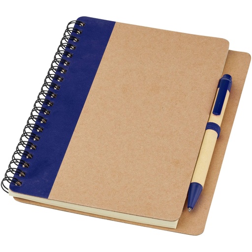 [10626802] Natural/Navy (Priestly recycled notebook with pen) 