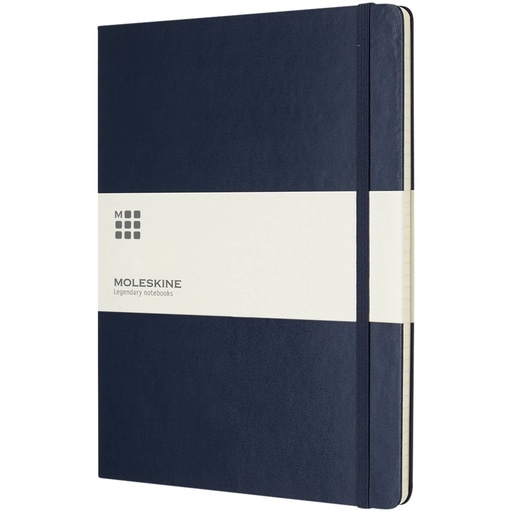 [10715209] Sapphire Blue (Moleskine Classic XL hard cover notebook - ruled) 