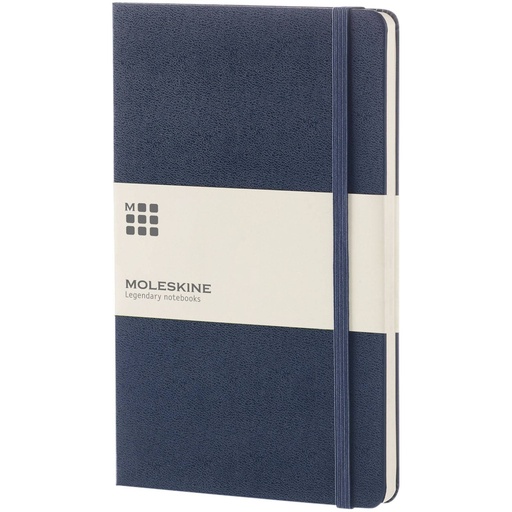 [10716709] Moleskine Classic L hard cover notebook - plain (Sapphire Blue)