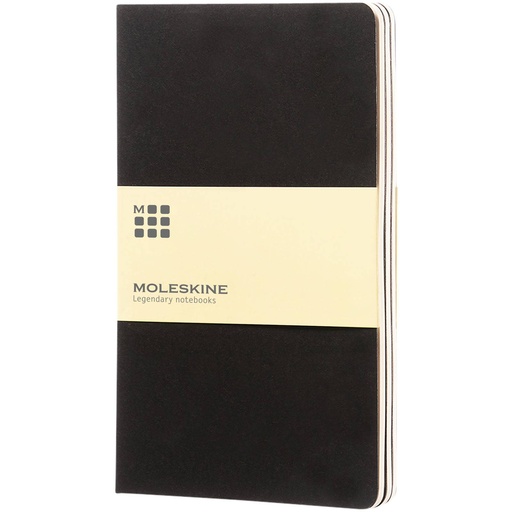 [10719200] Moleskine Cahier Journal L - plain (Solid black)