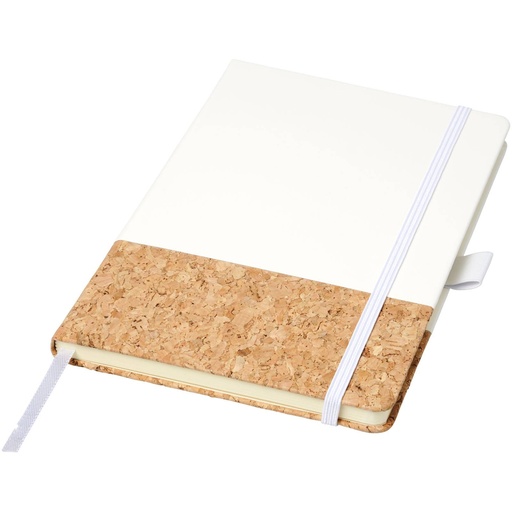 [10732001] White (Evora A5 cork thermo PU notebook) 