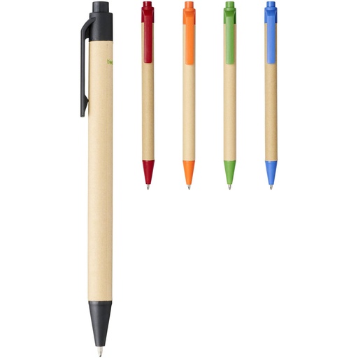 [10738402] Red (Berk recycled carton and corn plastic ballpoint pen (black ink)) 
