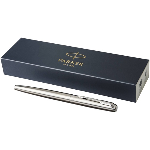 [10742000] Parker Jotter stainless steel fountain pen (blue ink) (Stainless steel/Chrome)