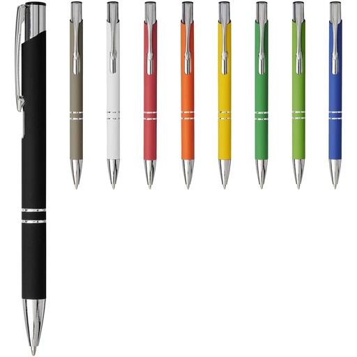 [10743703] White (Moneta soft touch ballpoint pen (black ink)) 
