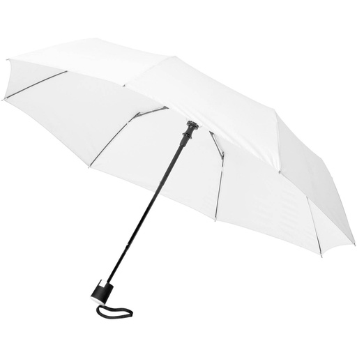 [10907702] White (Wali 21" foldable auto open umbrella) 