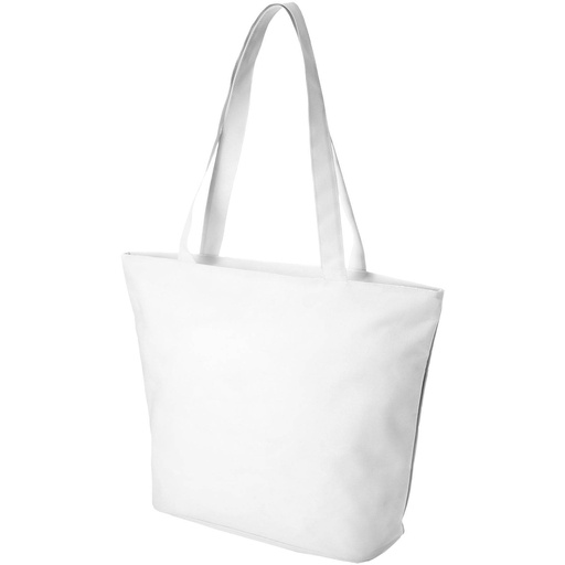 [11917906] White (Panama zippered tote bag 20L) 