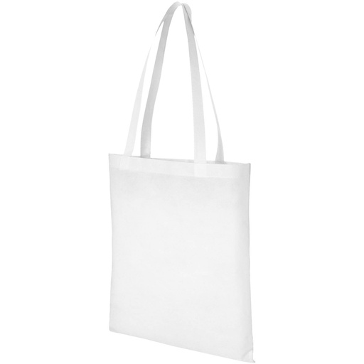 [11941209] White (Zeus large non-woven convention tote bag 6L) 