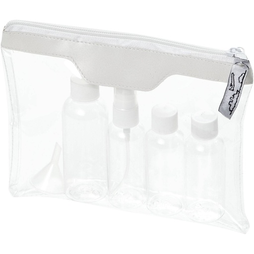 [11975700] White (Munich airline approved travel bottle set) 
