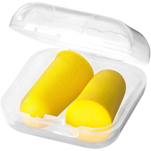 [11989301] Serenity earplugs with travel case (Yellow)
