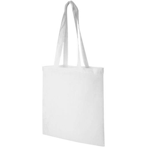 [12018102] White (Madras 140 g/m² cotton tote bag 7L) 