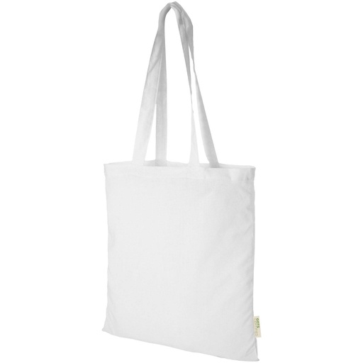 [12049101] Orissa 100 g/m² organic cotton tote bag 7L (White)