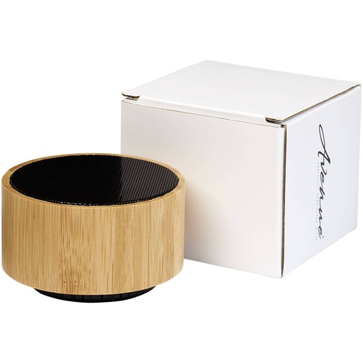 [12410000] Natural/Solid black (Cosmos bamboo Bluetooth® speaker) 