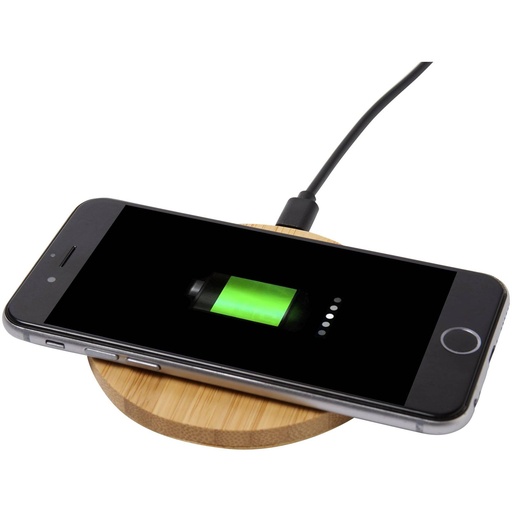 [12410500] Essence 5W bamboo wireless charging pad