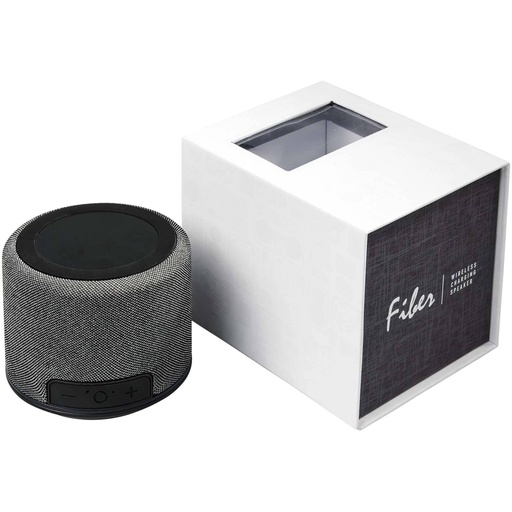 [12411100] Fiber 3W wireless charging Bluetooth® speaker