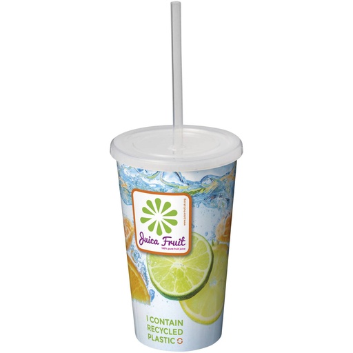 [21002700] Brite-Americano® 350 ml double-walled stadium cup (White)