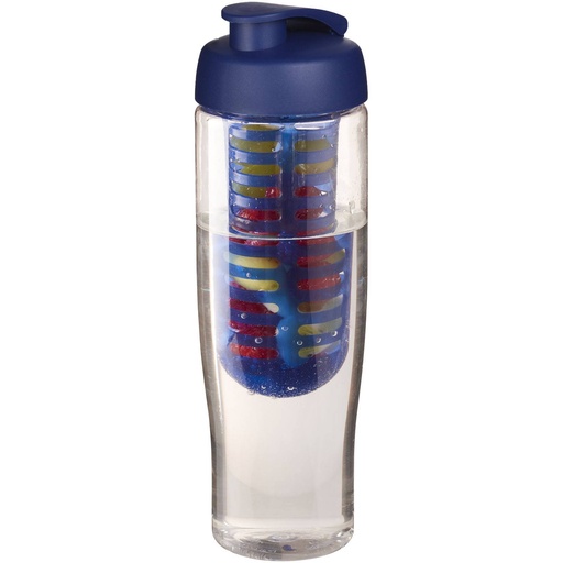 [21004101] Transparent/Blue (H2O Active® Tempo 700 ml flip lid sport bottle & infuser) 