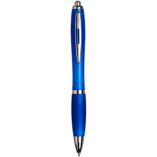 [21033501] Curvy ballpoint pen with frosted barrel and grip