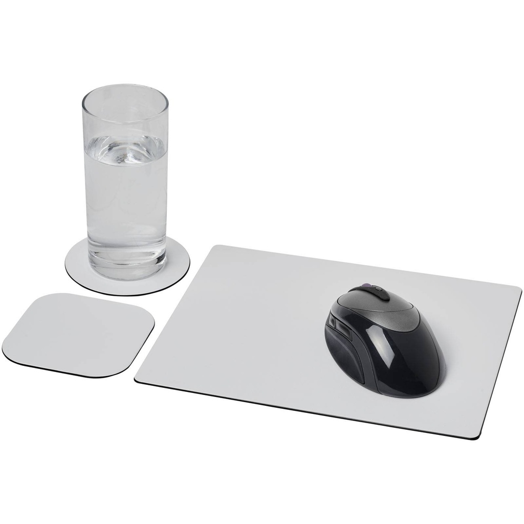 Brite-MatÂ® mouse mat and coaster set combo 1