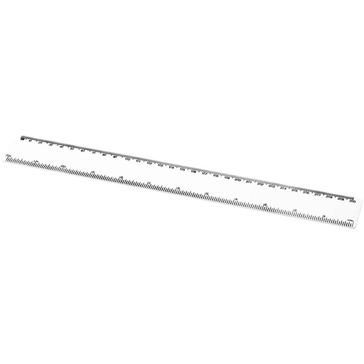 [21053505] Renzo 30 cm plastic ruler (White)
