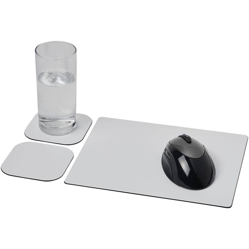 [21059300] Brite-MatÂ® mouse mat and coaster set combo 3