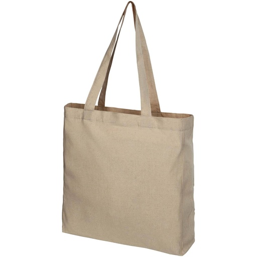 [12053705] Heather Natural (Pheebs 210 g/m² recycled gusset tote bag 13L) 