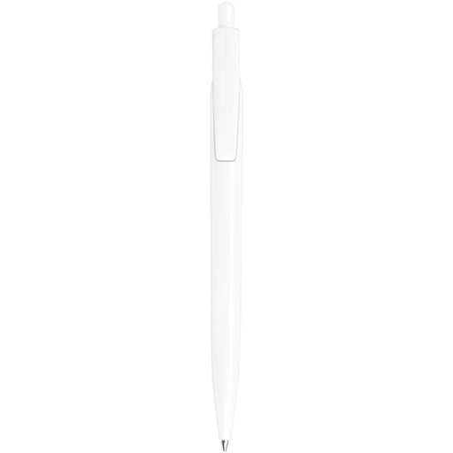 [10772301] White (Alessio recycled PET ballpoint pen (blue ink)) 
