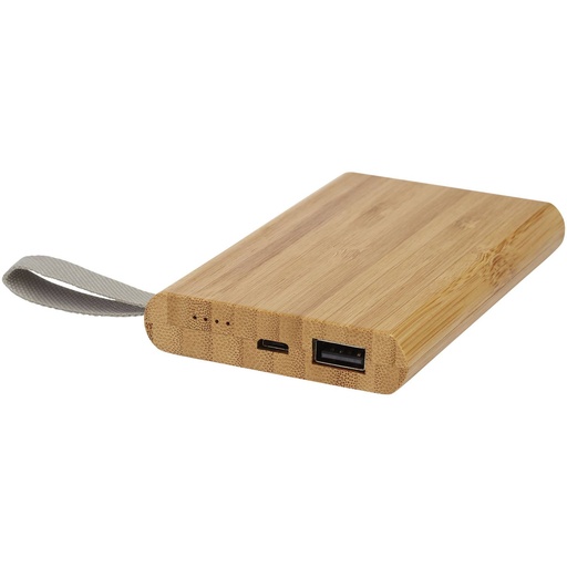 [12414571] Tulda 5000 mAh bamboo power bank
