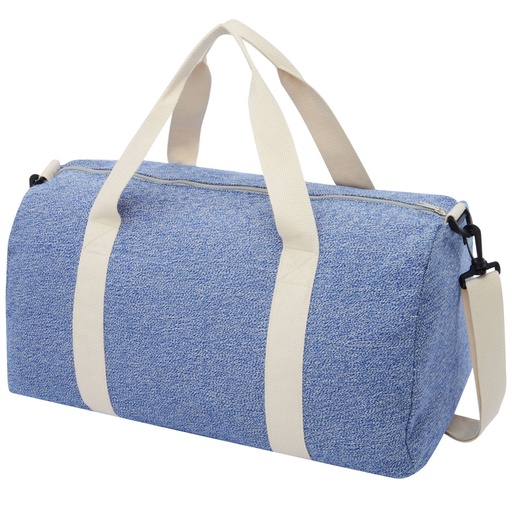 [12058255] Pheebs 450 g/mÂ² recycled cotton and polyester duffel bag 24L
