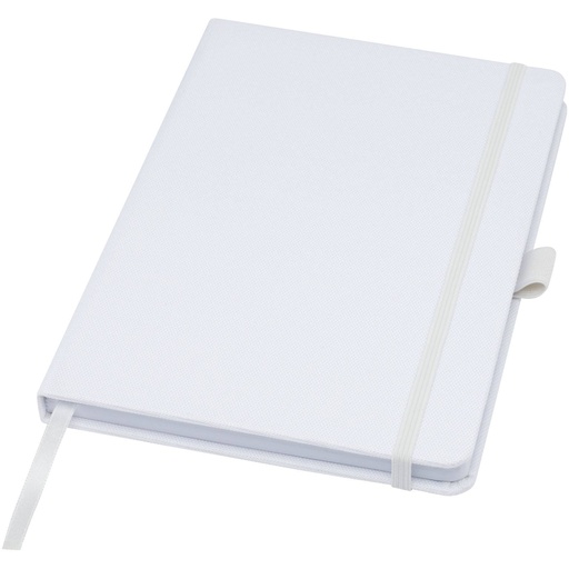 [10776301] Honua A5 recycled paper notebook with recycled PET cover (White)